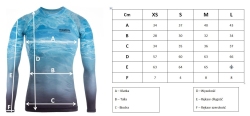 Rashguard damski MASTERS długi rękaw RSG-WF