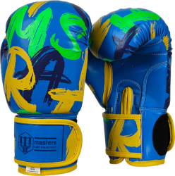 Rękawice bokserskie MASTERS RPU-VIBEZ 10 oz BLUE