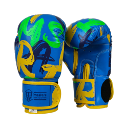 Rękawice bokserskie MASTERS RPU-VIBEZ 10 oz BLUE