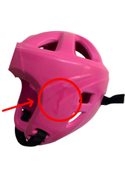Kask bokserski TOP TEN AVANTGARDE KTT-2  różowy  (WAKO APPROVED)
