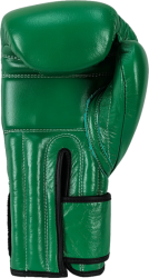 Rękawice bokserskie skórzane RBT-GREENSTRIKE 12 oz zielone