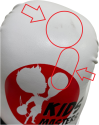 (W) Rękawice otwarte MJE - ROSM-KM POFARBOWANE