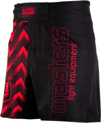 Spodenki do MMA MASTERS PULSE SMMA-P czarno-czerwone