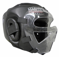 Kask bokserski z maską KSSPU-M czarny