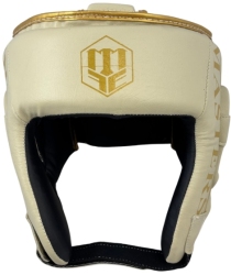 Kask bokserski MASTERS KTOP-PU-MATT beżowy