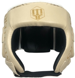 Kask bokserski MASTERS KTOP-PU-MATT beżowy