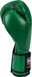 Rękawice bokserskie skórzane RBT-GREENSTRIKE 12 oz zielone