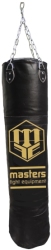 Worek bokserski skórzany 150/35 cm pełny WWS-MASTERS czarny