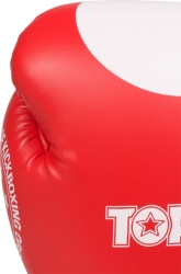 Rękawice bokserskie TOP TEN RTT-GT 10 oz czerwone (WAKO APPROVED)