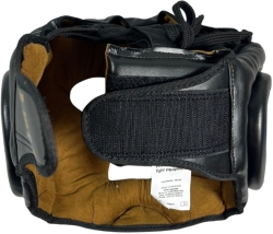 Kask bokserski KSS-PU-BLACK