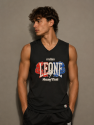 T-shirt męski tank LEONE LSM979/S16 czarny 