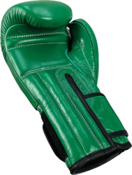 Rękawice bokserskie skórzane RBT-GREENSTRIKE 12 oz zielone