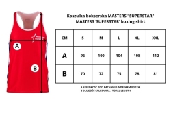 Koszulka bokserska MASTERS  SUPERSTAR