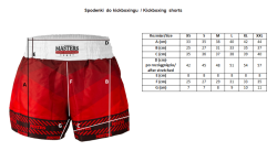 Spodenki MASTERS do kickboxingu SKB-W  (WAKO APPROVED)