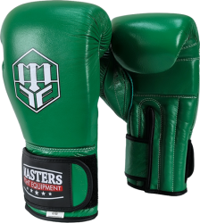 Rękawice bokserskie skórzane RBT-GREENSTRIKE 12 oz zielone