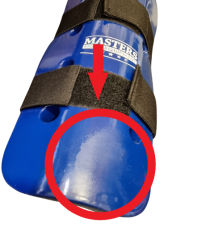 (W) Nagolenniki piankowe MASTERS NA-TKD niebieskie 