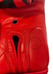 (W) Rękawice bokserskie skórzane MASTERS RBT-RED 12 oz